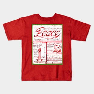 A design for Christmas peace Kids T-Shirt